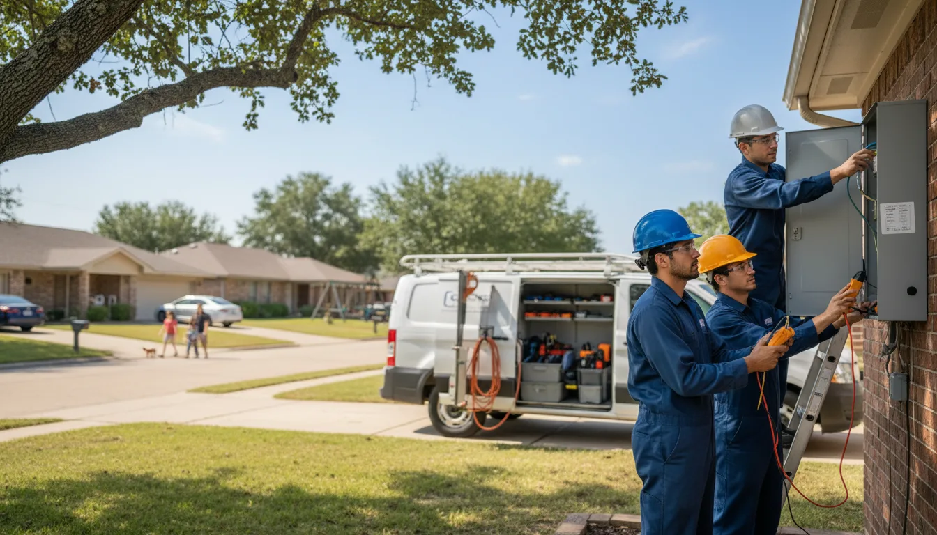Certified electrician providing emergency electrical services in East Dublin, GA